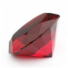 Load image into Gallery viewer, Red Crystal Glass Diamond Shaped Decoration, Big Ruby 60mm Jewel Paperweight (Please identify our brand Yarr Store)