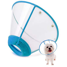 Load image into Gallery viewer, IN HAND Adjustable Pet Recovery Collar Comfy Cat Cone, US Patented Product Soft Edge Plastic Dog Cone Anti-Bite Lick Wound Healing Safety Practical Protective E-Collar