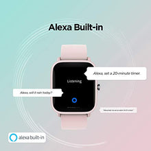Load image into Gallery viewer, Amazfit Bip U Pro Smart Watch with Alexa Built-In for Men Women, GPS Fitness Tracker with 60+ Sport Modes, Blood Oxygen Heart Rate Sleep Monitor, 5 ATM Waterproof, for iPhone Android Phone (Pink)