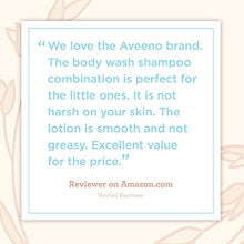 Load image into Gallery viewer, Aveeno Baby Daily Care Gift Set with Natural Oat Extract & Oatmeal, Contains Daily Moisturizing Body Lotion & Gentle 2-in-1 Baby Bath Wash & Shampoo, Hypoallergenic & Paraben-Free, 2 Items