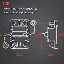Load image into Gallery viewer, Hamolar 3 Pack 100 Amp Circuit Breaker Manual Reset Car Marine Trolling Motors Boat ATV Manual Power Protect for Audio System Fuse 12V-48VDC