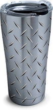 Load image into Gallery viewer, Tervis Diamond Plate Stainless Steel Tumbler with Clear and Black Hammer Lid 20oz, Silver
