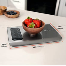 Load image into Gallery viewer, Etekcity Smart Food Nutrition Scale, Digital Grams and Ounces for Weight Loss, Baking, Cooking, Keto and Meal Prep, Large, Stainless Steel