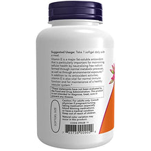 Load image into Gallery viewer, NOW Supplements, Vitamin E-1,000 IU Mixed Tocopherols, Antioxidant Protection*, 100 Softgels