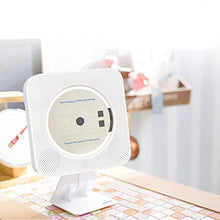 Load image into Gallery viewer, CD Player with Bluetooth, Wall Mountable CD Music Player Home Audio Boombox with Remote Control FM Radio Built-in HiFi Speakers, MP3 Headphone Jack AUX Input Output,Ideal for Gift and Home Decor