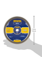 Load image into Gallery viewer, IRWIN 7-1/4-Inch Metal Cutting Circular Saw Blade, 68-Tooth (4935560)