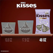Load image into Gallery viewer, HERSHEY'S KISSES Milk Chocolate Wedding Candy, Individually Wrapped, Gluten Free, 48 oz Bulk Bag