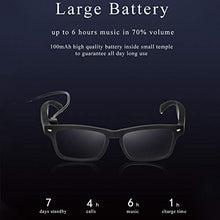 Load image into Gallery viewer, VMOPA Bluetooth Audio Glasses with Noise Cancelling Mic, Bluetooth 5.0 Smart Glasses Wireless Headphones Glasses, IPX7 Waterproof Sunglasses, USB Magnetic Charging Cable