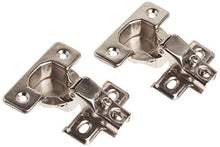 Load image into Gallery viewer, 35mm 5/8-Inch Euro 100Deg Face Frame Cabinet Hinge, Pair Package, Packaging May Vary