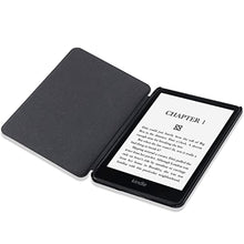 Load image into Gallery viewer, BOZHUORUI Slim Case for All-New 6.8 inch Kindle Paperwhite 11th Generation - 2021/Kindle Paperwhite Signature Edition - Premium PU Leather Lightweight Cover with Auto Wake/Sleep (Blue Peony)