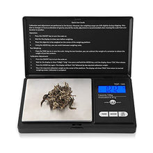 Load image into Gallery viewer, Weigh Gram Scale Digital Pocket Scale,100g by 0.01g,Digital Grams Scale, Food Scale, Jewelry Scale Black, Kitchen Scale 100g