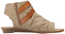Load image into Gallery viewer, Blowfish Malibu Women's Balla Wedge Sandal, Desert Sand Rancher Canvas/Dyecut, 11 Medium US