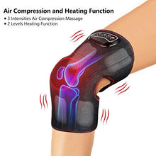 Load image into Gallery viewer, QUINEAR Knee Massager with Heat, Air Compression Leg Knee Brace Wrap for Arthritis Pain Relief Eletric Heating for Joint Pain, Cramps and Circulation 3 Modes & 3 Intensities