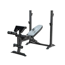 Load image into Gallery viewer, Murtisol Olympic Weight Bench, 5-Level Adjustable for Weight-Lifting&Full-Body Workout, 265lbs Weight Capacity, for Home use Indoor, Black