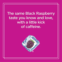 Load image into Gallery viewer, Sparkling Ice +Caffeine Black Raspberry Sparkling Water, with Antioxidants and Vitamins, Zero Sugar, 16 fl oz Cans (Pack of 12)