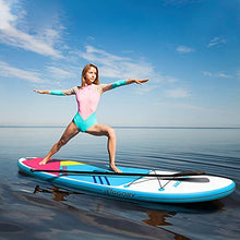 Load image into Gallery viewer, EGGORY Inflatable Stand Up Paddle Board,10'6"x 32"x 6" | SUP Surfboard with Premium SUP Accessories & Backpack, Adj Paddle, Pump, Leash, Valve Adjuster | Youth & Adult Surfing Boat