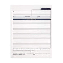 Load image into Gallery viewer, Blue Summit Supplies Contractors Invoice Book, 3 Part Carbonless Forms with White, Yellow, and Pink Copies, Work Order Receipt Book with Blank Invoice Sheets, 8-3/8 x 11-5/8 inch, 50 Pack