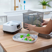 Load image into Gallery viewer, Dr. Brown's Clean Steam Baby Bottle and Pacifier Sterilizer and Dryer with Folding Baby Bottle Drying Rack