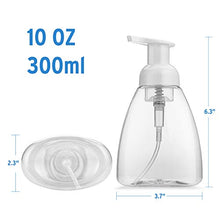 Load image into Gallery viewer, Titanker Soap Dispensers, 4 Pack Foaming Soap Dispenser, Foam Hand Soap Dispenser Plastic with Pump for Bathroom and Kitchen, 10 oz