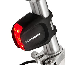 Load image into Gallery viewer, Schwinn LED Bike Light Accessories, Headlight and Tail light, Tool Free, 26 Lumen