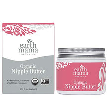 Load image into Gallery viewer, Organic Nipple Butter Breastfeeding Cream by Earth Mama | Lanolin-free, Safe for Nursing & Dry Skin, Non-GMO Project Verified, 2-Fluid Ounce (Packaging May Vary)