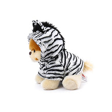Load image into Gallery viewer, GUND World’s Cutest Dog Boo Zebra Outfit Plush Stuffed Animal 9”