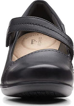 Load image into Gallery viewer, Clarks Emily Pearl Black Synthetic/Leather Combi 7.5 B (M)