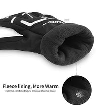 Load image into Gallery viewer, INBIKE Cycling Winter Gloves,for Men Windproof Reflective Thermal Gel Pads Touch Screen MTB Mountain Bike Black Large