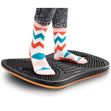 Load image into Gallery viewer, FEZIBO Standing Desk Anti Fatigue Mat Wooden Wobble Balance Board Stability Rocker with Ergonomic Design Comfort Floor Mat (Medium, Obsidian Black)
