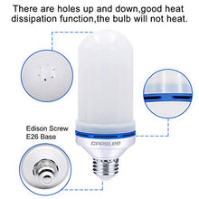 Load image into Gallery viewer, CPPSLEE LED Flame Effect Light Bulb, 4 Modes Flame Lights Bulbs, E26 Base Fire Light Bulbs with Gravity Sensor, Halloween Decorations Flickering Light Bulb for Indoor/Outdoor/Home/Party Decor(2 Pack)