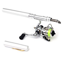 Load image into Gallery viewer, Lixada Pen Fishing Rod Reel Combo Set Premium Mini Pocket Collapsible Fishing Pole Kit Telescopic Fishing Rod + Spinning Reel Combo Kit 1M / 1.4M / 1.8M / 2.1M