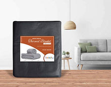 Load image into Gallery viewer, Beauty Threadz 100% Cotton Waffle Weave Thermal Blanket (Black, 60 x 90)