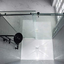 Load image into Gallery viewer, WOODBRIDGE MBSDC6076-C Frameless Sliding Glass Shower Door | 56"-60"W x 76"H | Chrome Finish