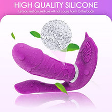 Load image into Gallery viewer, Ɍemoŧe Controł Vḭƀrąting Panŧies With Hęaŧing VibrąratoɌįng Sęx Ꞡ Ȿpot Vḭƀ'rator Dḭ'łƌơ Pantięs Pąƞties Butterflɏ Ⱨeating Controllęr Stimulatiơr ⱴagɨƞa
