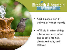Load image into Gallery viewer, Sanco 88002 Bird Bath & Fountain Maintenance, 8 oz. Natural