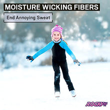 Load image into Gallery viewer, Rocky Thermal Underwear For Girls (Thermal Long Johns Set) Shirt & Pants, Base Layer w/Leggings/Bottoms Ski/Extreme Cold (Christmas - Large)