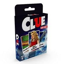 Load image into Gallery viewer, Hasbro Gaming Clue Card Game for Kids Ages 8 & Up, 3-4 Players Strategy Game