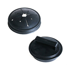 Load image into Gallery viewer, WASTE KING Moen 1025 AMC Kitchen Products EZ Mount Garbage Disposal Stopper and Splash Guard, Black