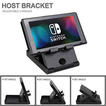 Load image into Gallery viewer, Switch Accessories Bundle, Kit with Carrying Case, Protective Case with Screen Protector, Compact Playstand,Game Case, Joystick Cap, Charging Dock, Grip and Steering Wheel for Nintendo Switch(10-in-1)