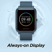 Load image into Gallery viewer, Amazfit Bip S Lite Smart Watch Fitness Tracker for Men, 30 Days Battery Life, 1.28”Always-on Display, 14 Sports Modes, Heart Rate & Sleep Monitor, 5 ATM Waterproof, for Android Phone iPhone(Blue)