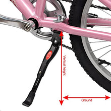 Load image into Gallery viewer, Cyfie Bike Kickstand for 16 18 20 Inch Kids Bicycle Adjustable Center Mount Bicycle Kickstands Bike Stand for 16-20inch Mountain Bike/Road Bicycle/Adult Bike/Sports Bike