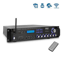 Load image into Gallery viewer, Pyle Bluetooth Hybrid Amplifier Receiver - Home Theater Pre-Amplifier with Wireless Streaming Ability, MP3/USB/SD/AUX/FM Radio (3000 Watt)