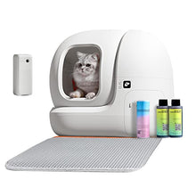 Load image into Gallery viewer, PETKIT Self Cleaning Cat Litter Box, PURAMAX Extra Large Automatic Cat Litter Box for Multiple Cats, xSecure/Odor Removal/APP Control