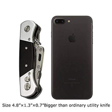 Load image into Gallery viewer, Summit Gear Heavy Duty Folding Utility Knife Dual Blades / Box Cutter / Pocket Knife with Nylon Pouch + 5 Blades (Professional Grade)