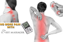 Load image into Gallery viewer, iRest Massager Tens Unit Lifetime Warranty Tens Machine for Drug Free Pain Management, Back Pain and Rehabilitation (Silver)