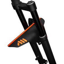 Load image into Gallery viewer, All Mountain Style AMSMG1ORBK Front Mudguard – Protects You and Your Bike from Waste and Dirt, Orange/Black