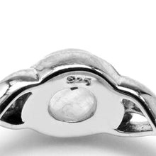 Load image into Gallery viewer, Silvershake 7mm Natural Moonstone 925 Sterling Silver Victorian Style Solitaire Ring Size 9