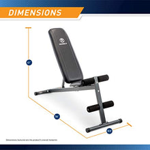Load image into Gallery viewer, Exercise Utility Bench for Upright, Incline, Decline, and Flat Exercise SB-261W