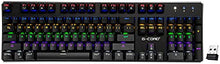 Load image into Gallery viewer, G-Cord Wireless Mechanical Gaming Keyboard, 104 Keys Wired Keyboard with Numpad, Anti-Ghosting Computer Keyboard for PC Desktop Gamers