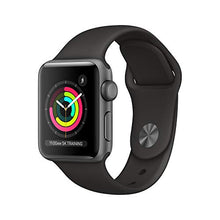 Load image into Gallery viewer, Apple Watch Series 3 (GPS, 38mm) - Space Gray Aluminum Case with Black Sport Band